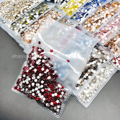 1440 piezas SS16 (4 mm) Cristales Estrás de Vidrio Gemas Planas para Decoración de Uñas - Imagen 41 de 71