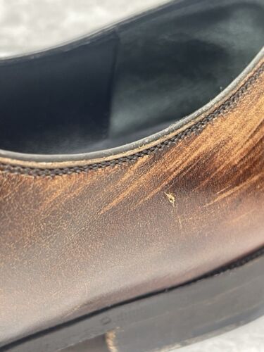 Salvatore Ferragamo Schuhe Herren Größe 9,5 EE braun doppelter Mönchsriemen - Bild 17 von 18