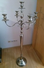 Kerzenst&auml;nder Silber Gro&szlig; Versilbert