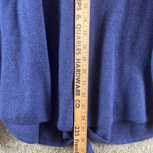 J Jill Tops Womens XL Blue Front Tie Sweater Pullover Casual Office EUC - Picture 5 of 8