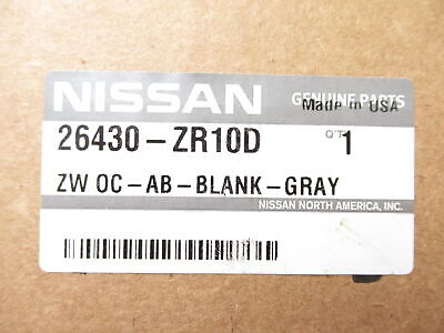 Genuine OEM Nissan 26430-ZR10D Overhead Console w/ Map Light Genuine OEM Nissan 26430-ZR10D Overhead Console w/ Map Light
