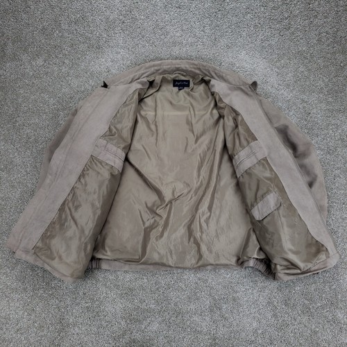 Joseph & Feiss Jacket Mens 3XLT Khaki Lined Harrington Full Zip XXXL Tall - Picture 6 of 13