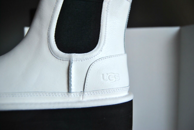 NWOT UGG NEUMEL PLATFORM CHELSEA WOMEN'S BOOT WHITE SIZE 7 USA | eBay