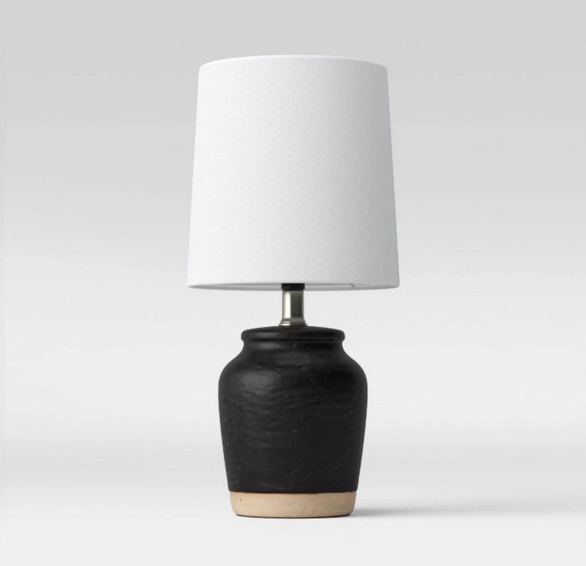 Threshold Black Table Lamp Mini Textural Ceramic Lamp SET OF 2