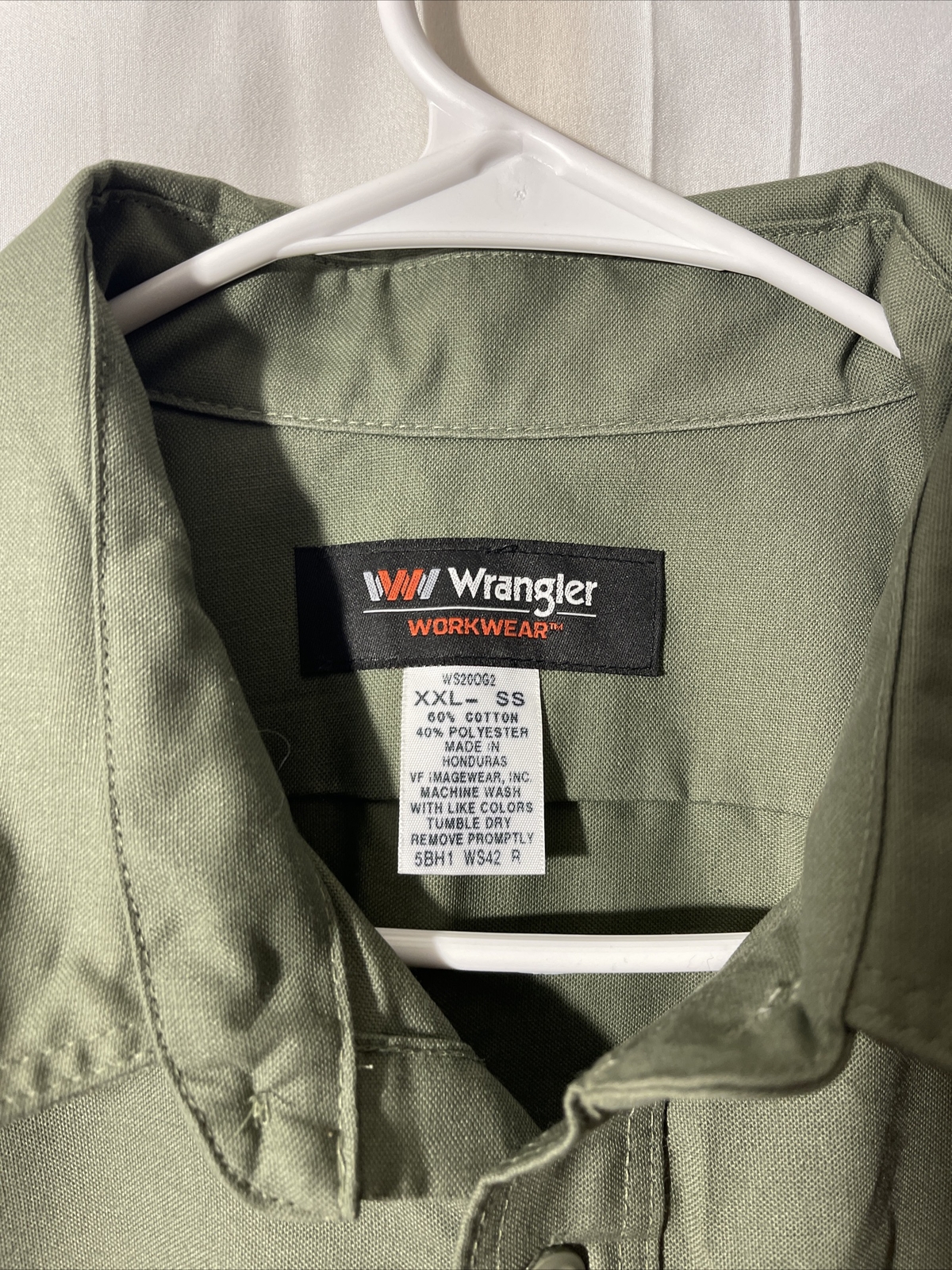 Wrangler Workwear Federal Premium Ammunition Button Down Shirt Mens 2XL