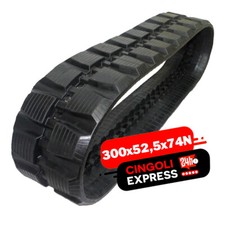 Cingoli cingolo in gomma 300X52,5X74N per motocarriola mini dumper escavatore