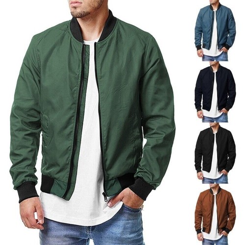 Herren-Baseballjacke Mit Durchgehendem Reißverschluss Softshell- C8