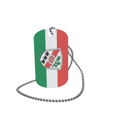 Dog Tag Flag Bunting Haibach Dog Tag Aluminium 30 x 50mm