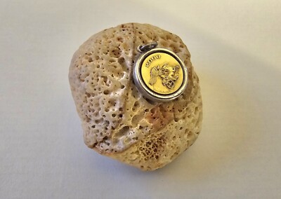 Ilias Lalaounis 2000 Millenium Victory Gold 18k & Silber 925 Anhänger.