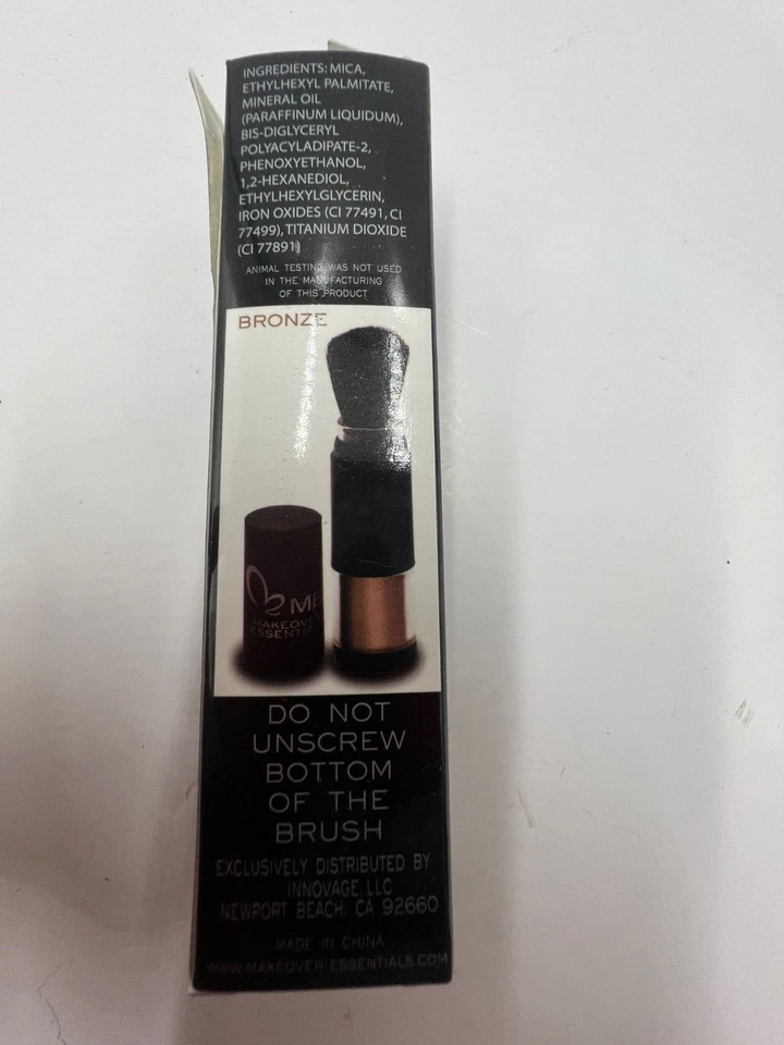 (QTY 6) Makeover Essentials ME-1642172 Shimmer Powder Brush - Bronze - Image 4 of 4