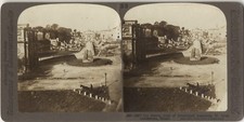 Rome Via Saora Colisé Italie Photo Stereo Stereoview Vintage