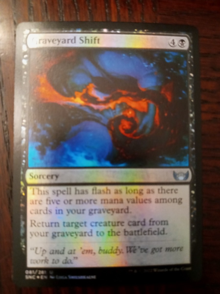 MTG Streets of New Capenna Graveyard Shift 81 Foil NM/M | eBay MTG Streets of New Capenna Graveyard Shift 81 Foil NM/M | eBay