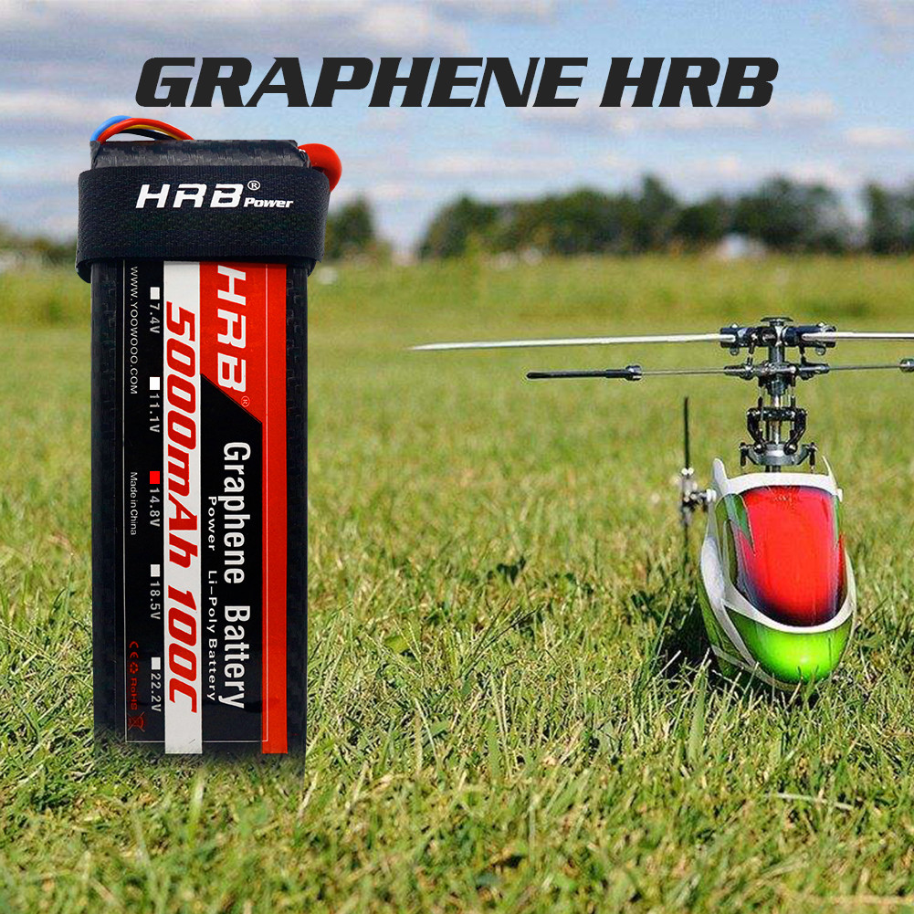 Graphene HRB Lipo Battery 5000mAh 4S 14.8V 100C TRX For 1 10 Traxxas X-Maxx Car Graphene HRB Lipo Battery 5000mAh 4S 14.8V 100C TRX For 1 10 Traxxas X-Maxx Car