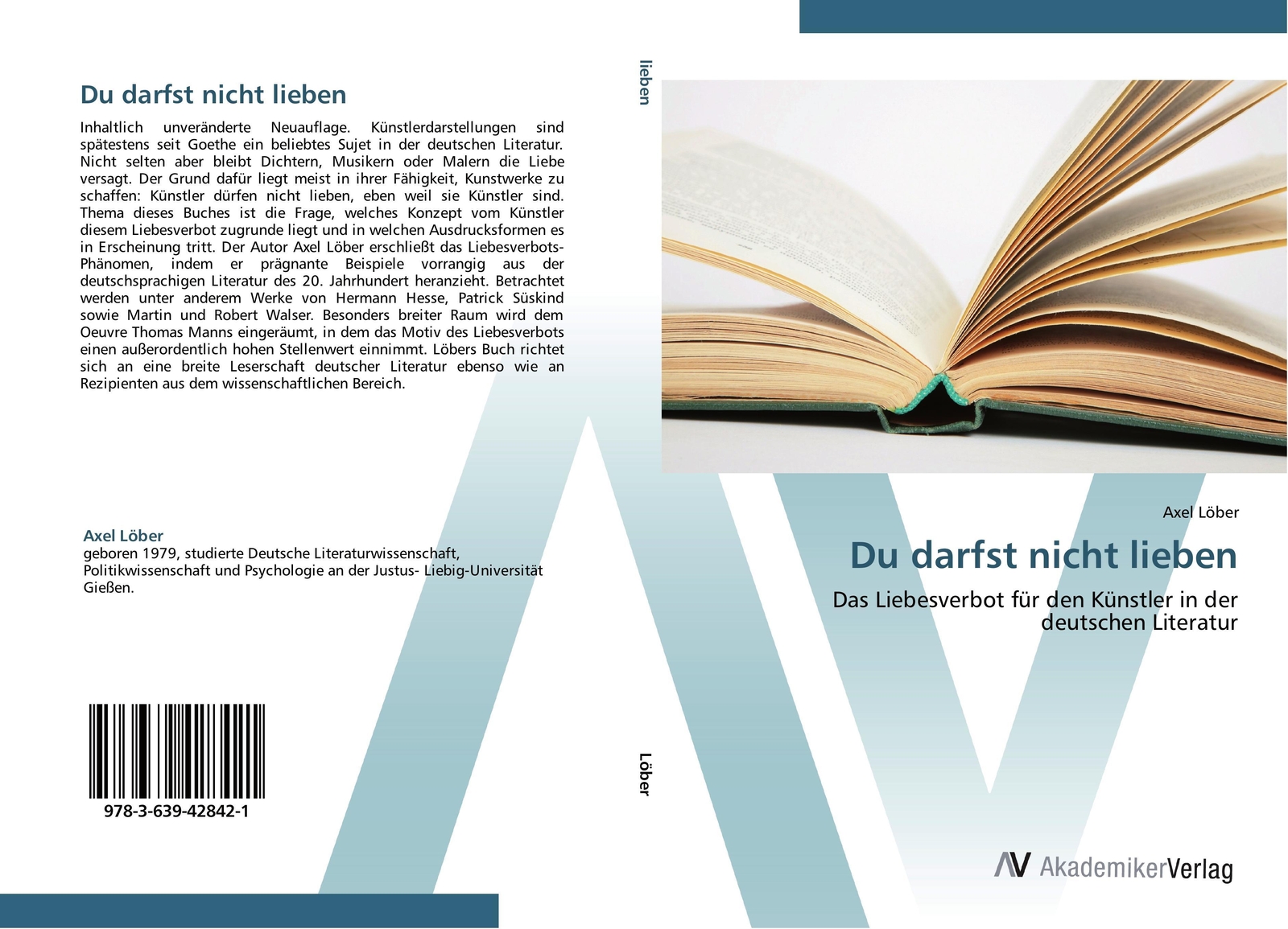 Thumbnail - Du Darfst Nicht Lieben | Axel Löber | Taschenbuch | Paperback | 144 S.