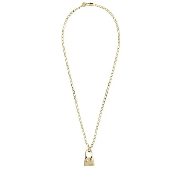 JACQUEMUS Pale Gold Le Collier Chiquito Necklace | eBay