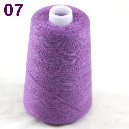 New Lace Soft 1x100g Cone Pure Cashmere Hand Rugs Blankets Crocheted Yarn 07 - Picture 4 of 24