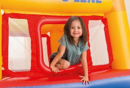 Hüpfburg Outdoor Indoor Aufblasbar Hüpfburg Kleinkind Blow Up Bounce - Bild 7 von 7