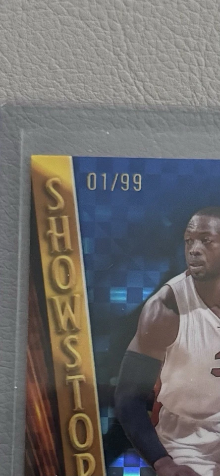 2023-24 Topps Finest Dwyane Wade Showstoppers /99 Blue Miami Heat HOF - Image 3 of 3