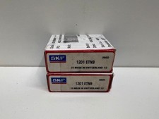 LOT OF 2 NEW OLD STOCK SKF SELF-ALIGNING BALL BEARING 1201-ETN9