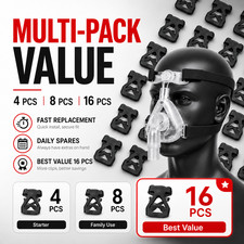 4/8/16 PCS CPAP Mask Headgear Replace Strap ResMed Mirage Philips Respironics US