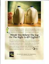 1999 American Plastics Council Vintage Print Ad Plastics Make it Possible