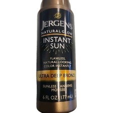Jergens Natural Glow Flawless Ultra Deep Bronze Sunless Tanning Mousse 6 oz