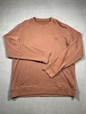 Vuori Cypress Crewneck Pullover Embroidered Sweatshirt Mens XXL V255 Maroon