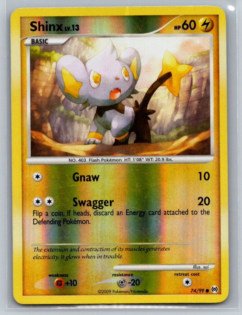 Shinx 74/99 LP Arceus Pokemon Reverse Holo