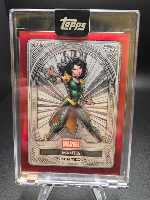 2025 Topps Marvel Mint Mantis Encased Red #/5 #63