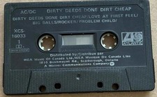 AC/DC - Dirty Deeds Done Dirt Cheap TAPE ONLY VG C31