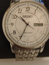 Seiko Automatik DAY/Datum 4R36-01L2 GLASBODEN …