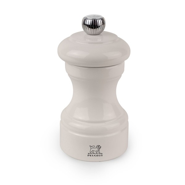 Peugeot SalzmüHle Bistro 10Cm Ecru Buchenholz Lackiert Stahlmahlwerk Klein-image