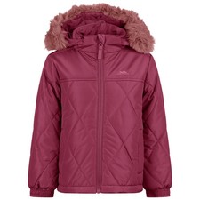 Trespass Girls Padded Quilted Detachable Hood Waterproof Jacket - Daven