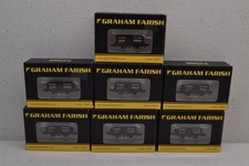 GRAHAM FARISH 377-077A THOMAS STYLES SURBITON 7 PLANK WAGONS RAKE OF 7 SUPERB