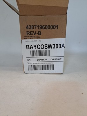TRANE BAYCOSW300A Drain pan overflow kit  NEW, open box