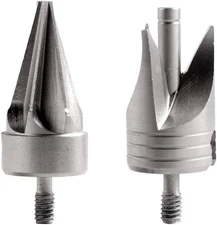 Burstfire VLD Inside Chamfer and Outside & Deburr Tool Heads, Silver 