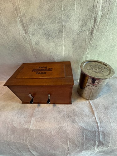 Antique Kodak C film developing processor with tank with spool