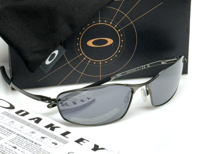 New Oakley WHISKER 4141-0160 Sunglasses Satin Carbon w/ Prizm