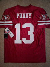 (2025-2026) sf 49ers BROCK PURDY nfl Jersey YOUTH KIDS BOYS (m-medium 8-10)