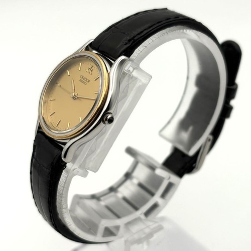 Seiko Credor Ss X 18Kt Quartz Gold Watch - Picture 3 of 11