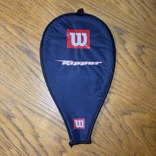Wilson Ripper Squash Racket Cover Black Single Racquet Sleeve Case