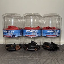 Copper Wire Lugs Kit AWG 8 6 4 with Heat Shrink, 3/8” & 5/16” Ring, 40 pcs