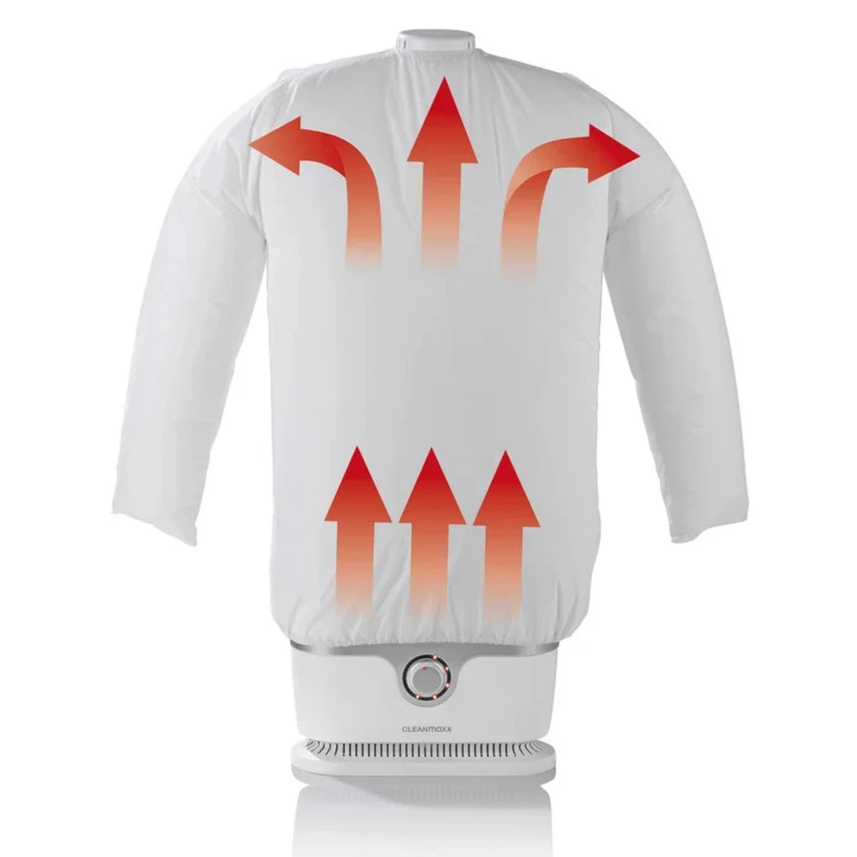 Hemdenbügler Bügelstation Bügler Bügelpuppe Trockner Heißluft 1800W CLEANMAXX - Bild 4 von 4