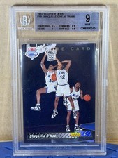 1992-93 Upper Deck Shaquille O'Neal RC Rookie Card #1B Trade BGS 9 Orlando Magic. rookie card picture