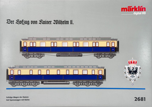 Märklin H0 2681 vagón de seguimiento damas tren de la corte Kaiser Wilhelm II EMBALAJE ORIGINAL 12 96 -SCHI- | Condition: Neu