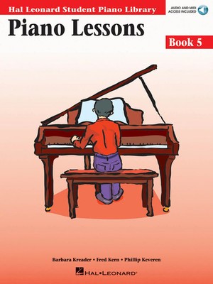 Piano Lessons Book 5 - Book & Audio | Hal Leonard Student Piano Library