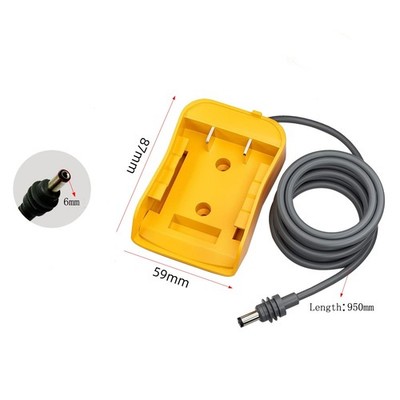 2,1 mm DC Netzteil Stecker für DCB200 für DCB203 18 V 21 V Lithium Packungen
