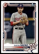 2021 Bowman Draft #BD-14 Dustin Saenz