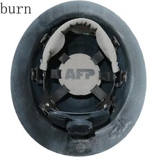 AFP Fiber Full Brim Hard Hat  6 Point Ratchet Suspension  OSHA  ANSI Rated-1