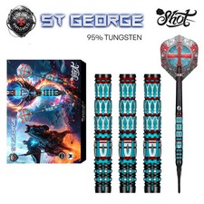 Shot Future Knights St George Soft Tip Dart Set-95 Tungsten-20gm
